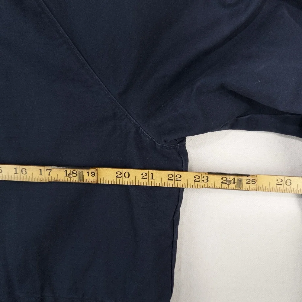 Vintage Abercrombie Fitch Hooded Utility Field Jacket Men's M Blue Full Zip